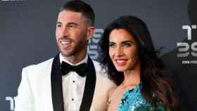 Pilar Rubio y Sergio Ramos, en la gala The Best / EFE