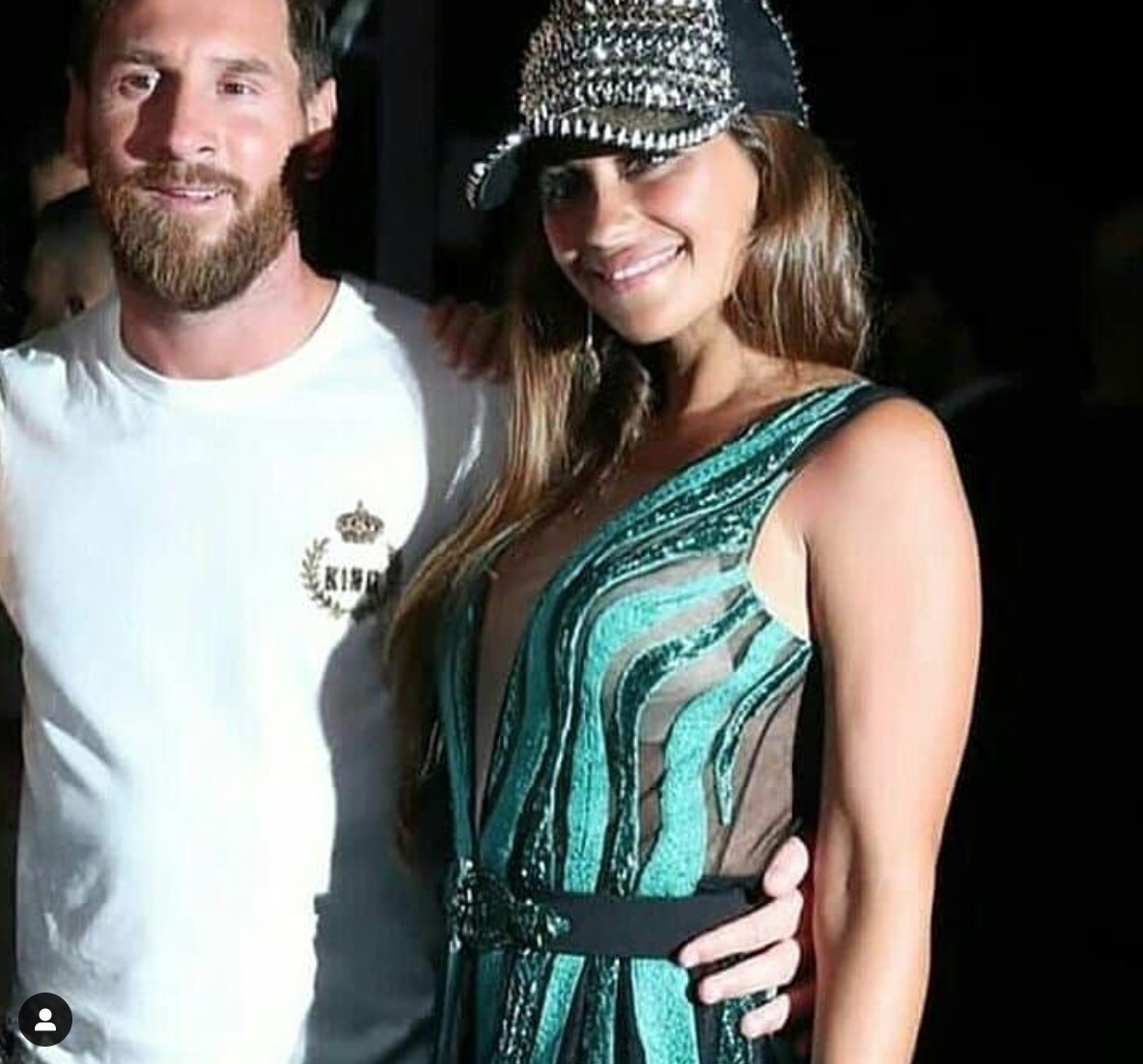 Antonella Roccuzzo vestido transparente