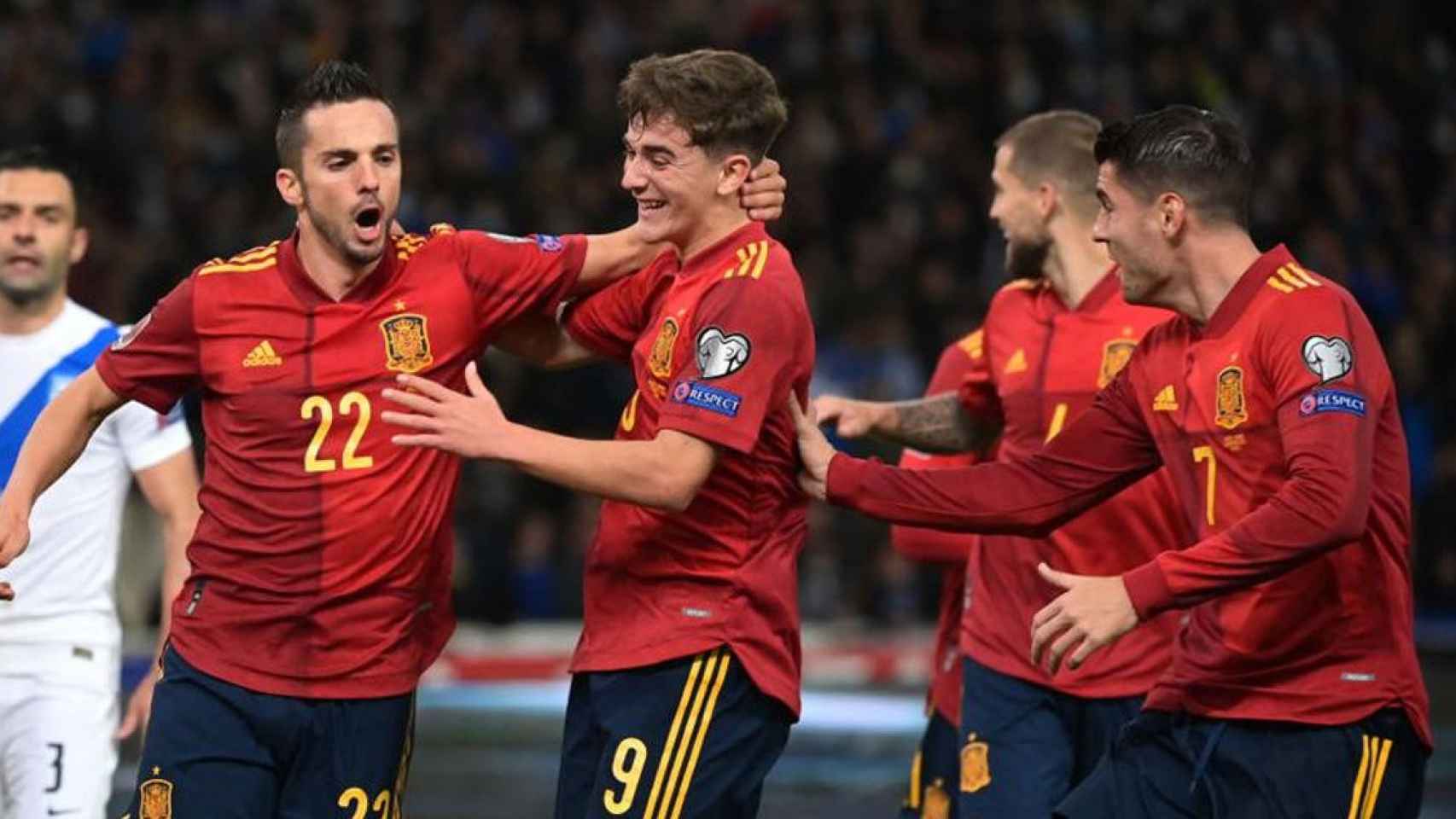 Sarabia abrió el marcador en el triunfo de España contra Grecia / SeFutbol