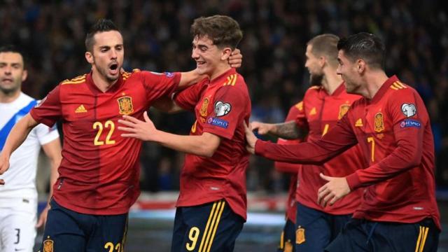 Sarabia abrió el marcador en el triunfo de España contra Grecia / SeFutbol