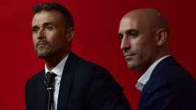 Una foto de Luis Enrique y Luis Rubiales / EFE