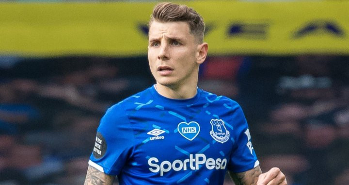 Lucas Digne, en un partido con el Everton | EFE