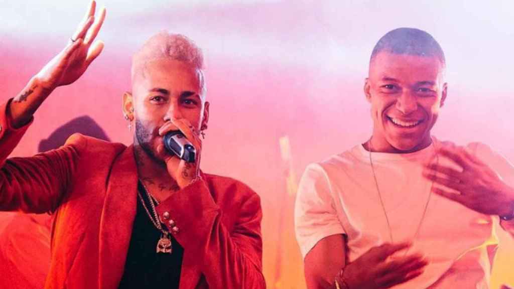 Neymar y Mbappé en la fiesta de cumpleaños del primero / INSTAGRAM