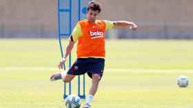 Riqui Puig, en un entrenamiento del Barça | FCB