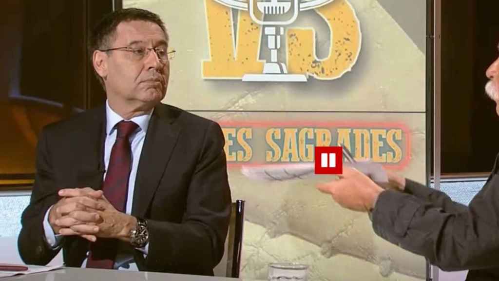 Bartomeu habla con Quique Guasch en 'Vaques sagrades' de Esport3 / REDES