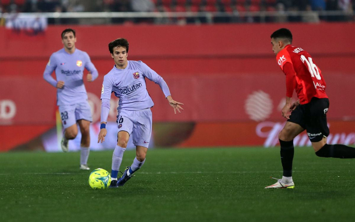 Riqui Puig fue titular en Mallorca y jugó los 90 minutos / FCB