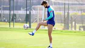 Gerard Piqué entrenando con el Barça / FC Barcelona