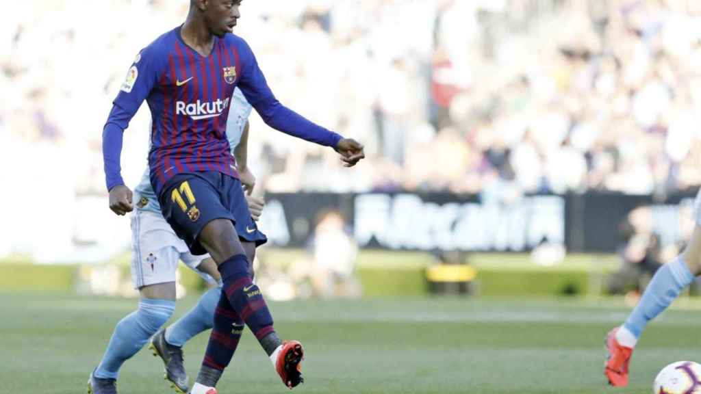 Una foto de Ousmané Dembelé durante el partido ante el Celta de Vigo / FCB