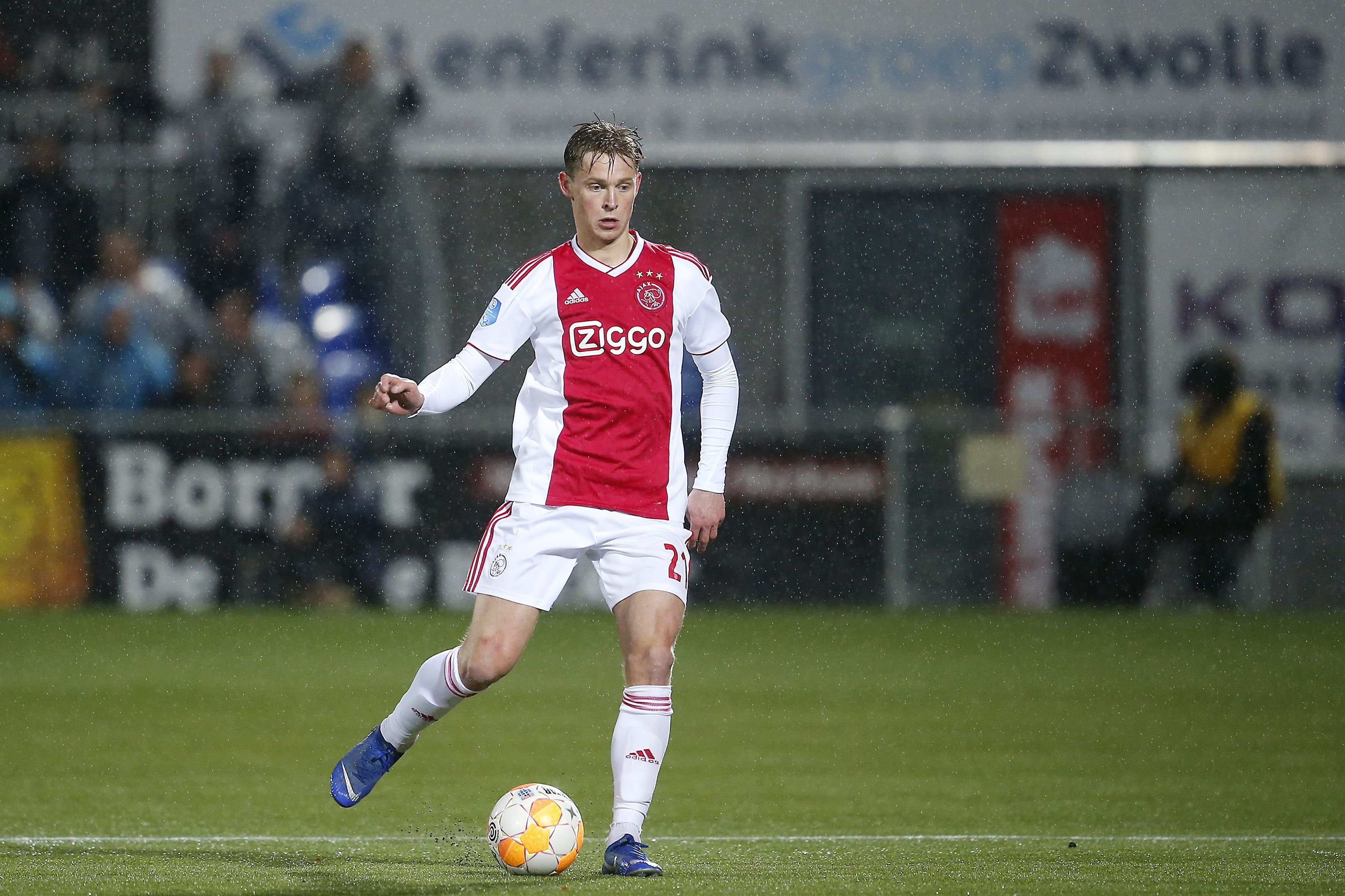 Una imagen de Frenkie De Jong con el Ajax / EFE