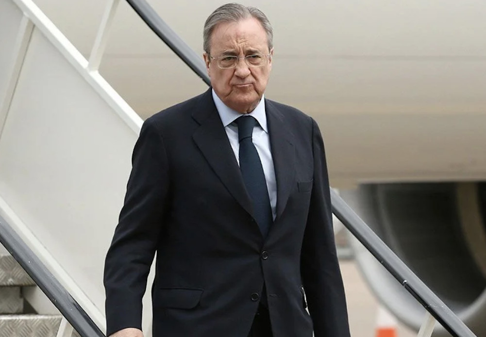 Una foto de Florentino Pérez, presidente del Real Madrid / Twitter