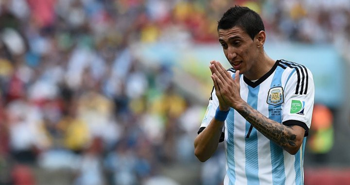 Di María, en un partido con la selección argentina | EFE