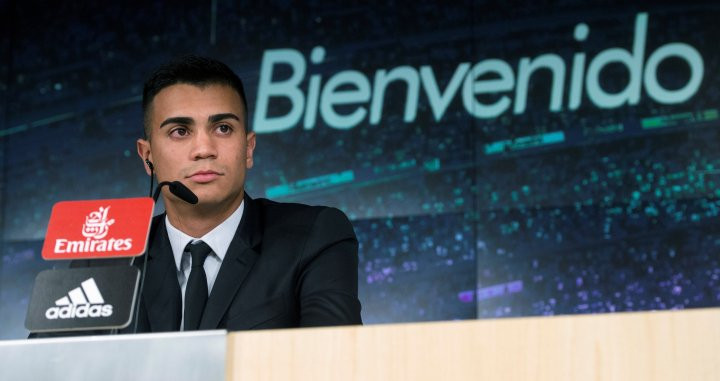 Reinier, en su presentación con el Real Madrid | EFE