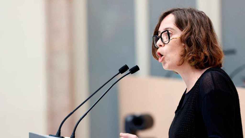 La diputada de la CUP Eulàlia Reguant en el Parlament / EFE