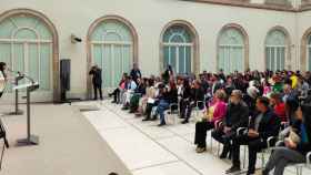 Imagen del acto institucional del Día del Pueblo Gitano en el Parlament / CG