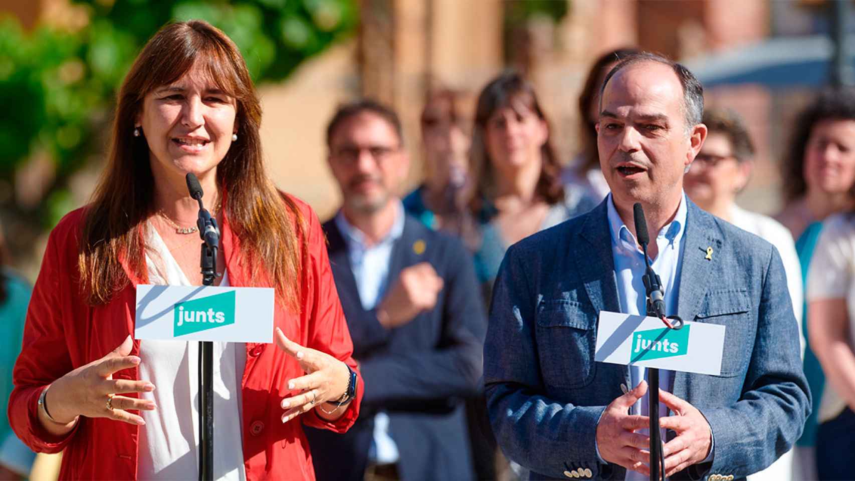 Laura Borràs y Jordi Turull presentan su candidatura para presidir Junts / JUNTS