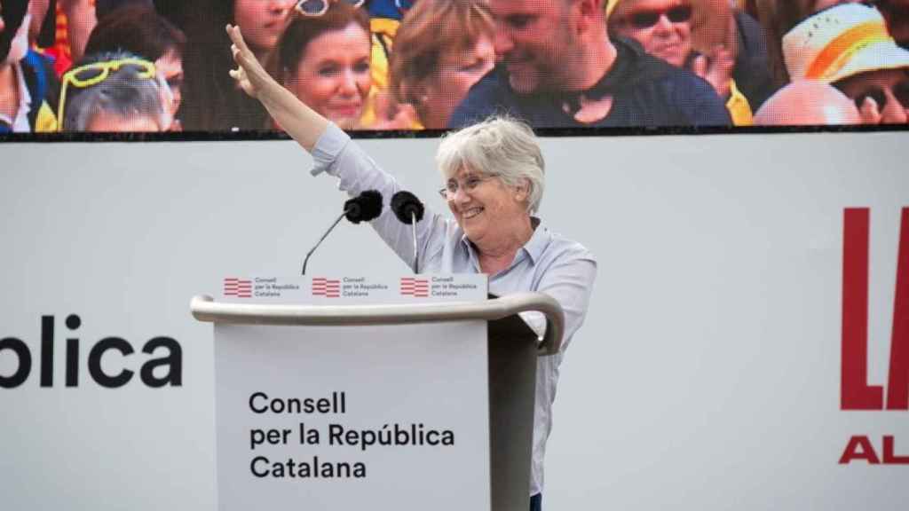 La eurodiputada Clara Ponsatí, en un acto del Consell de la República / EP