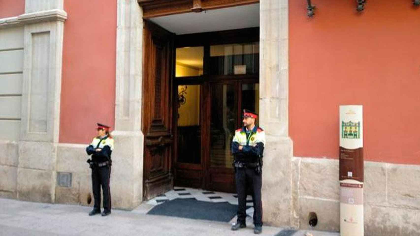 Entrada de la Diputación de Lleida, en una imagen de archivo