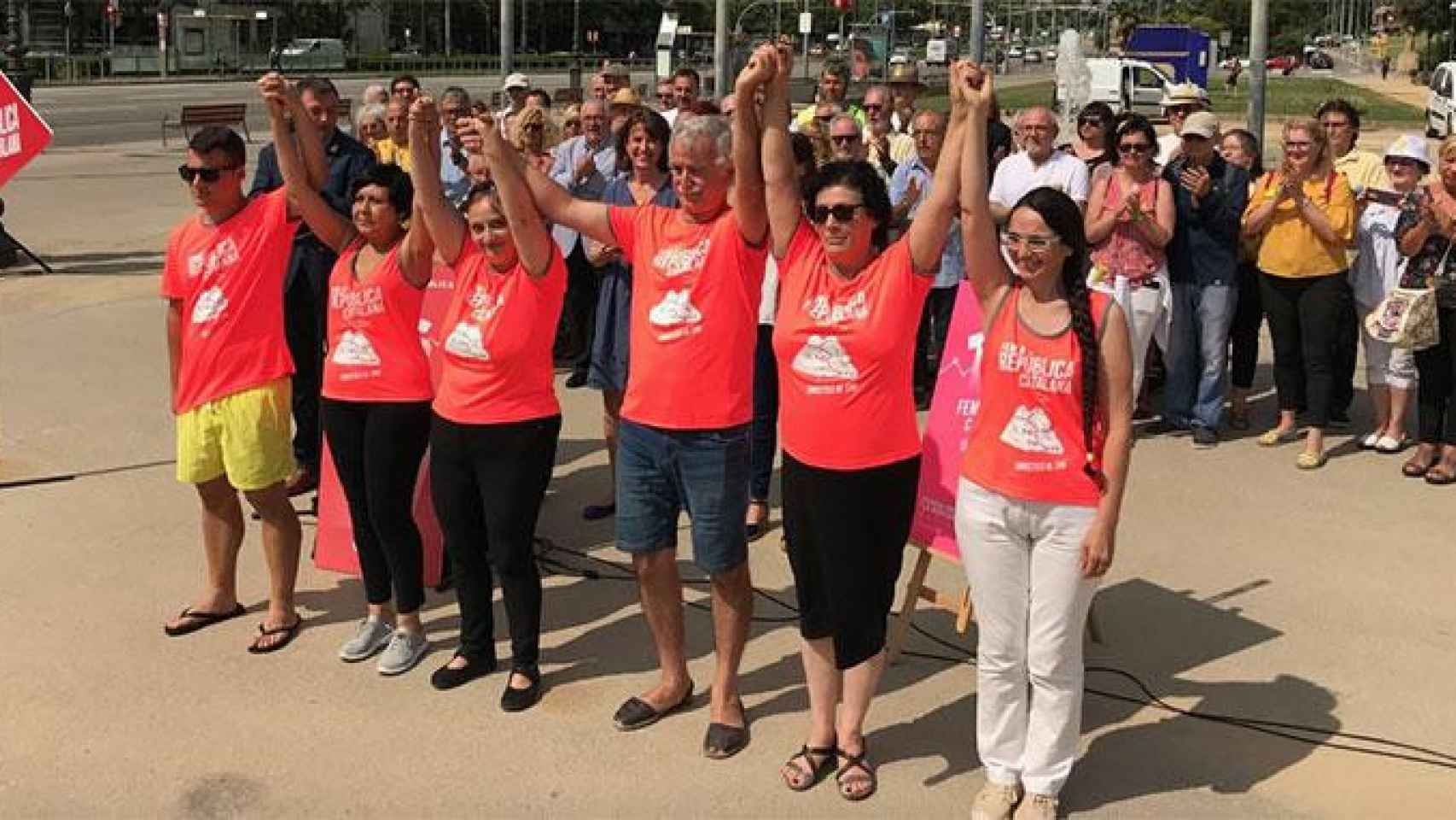 Acto de presentación de la manifestación 'indepe' de la Diada / EUROPA PRESS