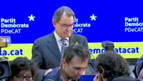 Artur Mas en la rueda de prensa de su adiós al PDeCAT / CG