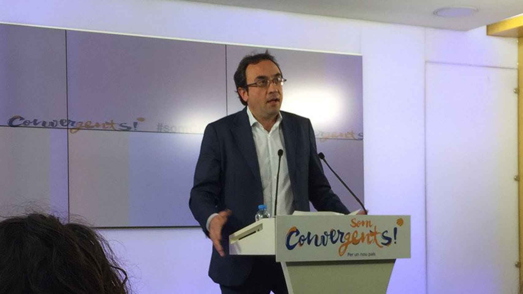 Josep Rull, coordinador de Convergència Democràtica de Catalunya.