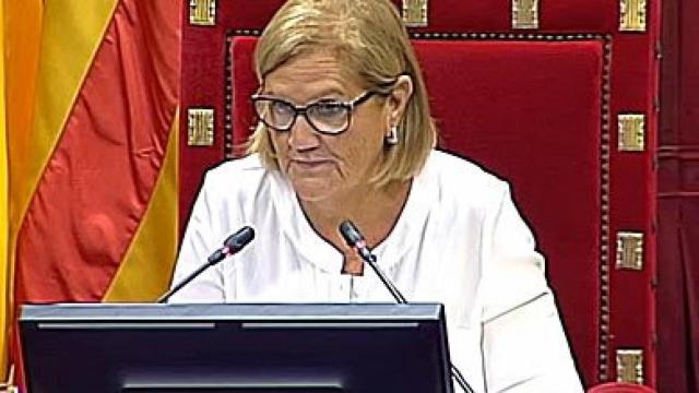 La presidenta del Parlamento autonómico de Cataluña, Núria de Gispert