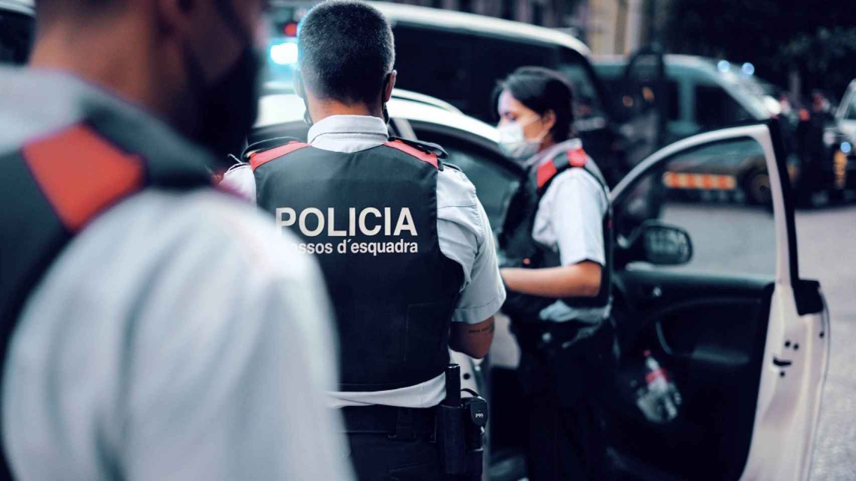 Una imagen de los Mossos d'Esquadra, cuerpo que ha detenido a siete personas por robar en un colegio de Alella / EUROPA PRESS