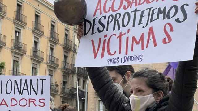 Protesta anterior por el acoso en Parcs i Jardins / DAVID GORMAN (MA)