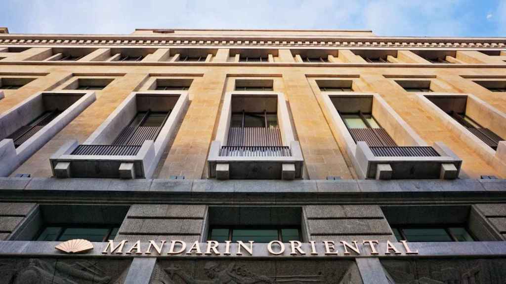 Fachada del hotel Mandarin Oriental de Barcelona, un cinco estrellas gran lujo en el paseo de Gracia / CG