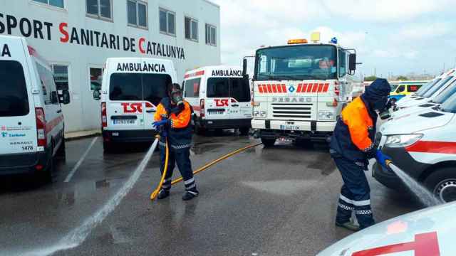 Imagen de una central de ambulancias de TSC, denunciada ante Fiscalía / TWITTER