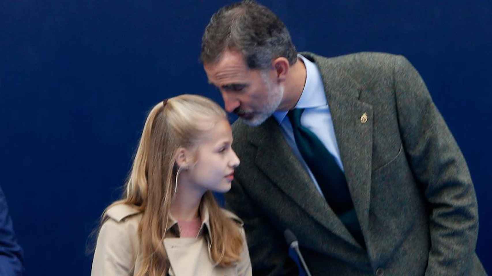 La princesa Leonor y el rey Felipe VI / EP