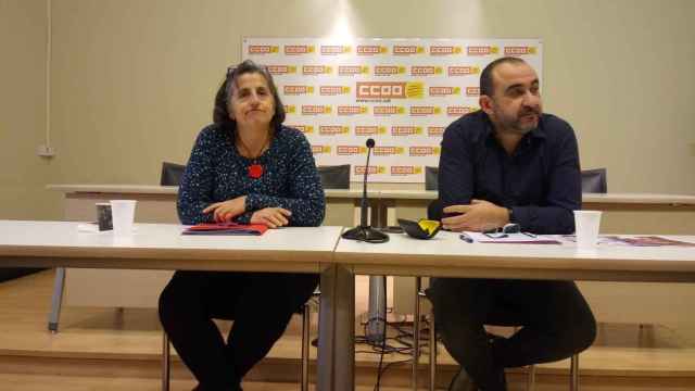 CCOO Cataluña durante el balance de 2019 / JC