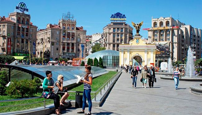 La plaza de la Independencia de Kiev (Ucrania) / CG