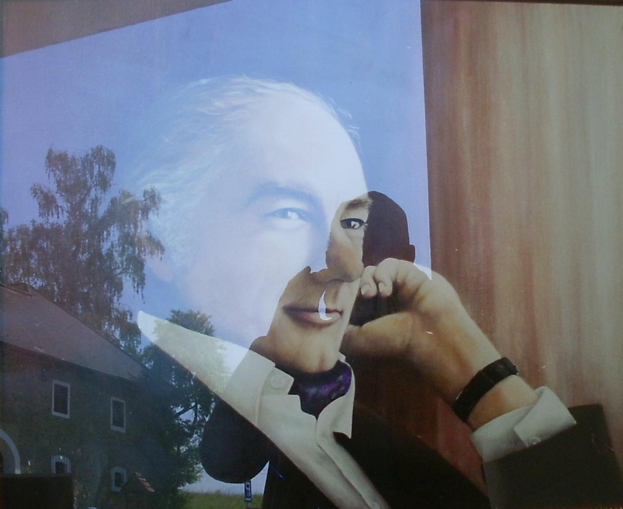 Una pintura del escritor austriaco Thomas Bernhard en su casa de Salzburgo / MAYER BRUNO