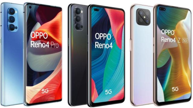 La serie de teléfonos Oppo Reno 4