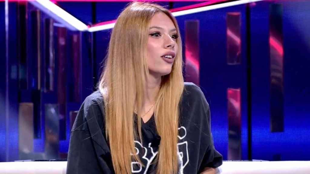 Alejandra Rubio en el plató de 'Secret Story' / MEDIASET