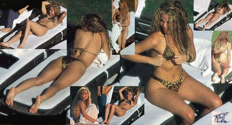 Shakira tanga leopardo