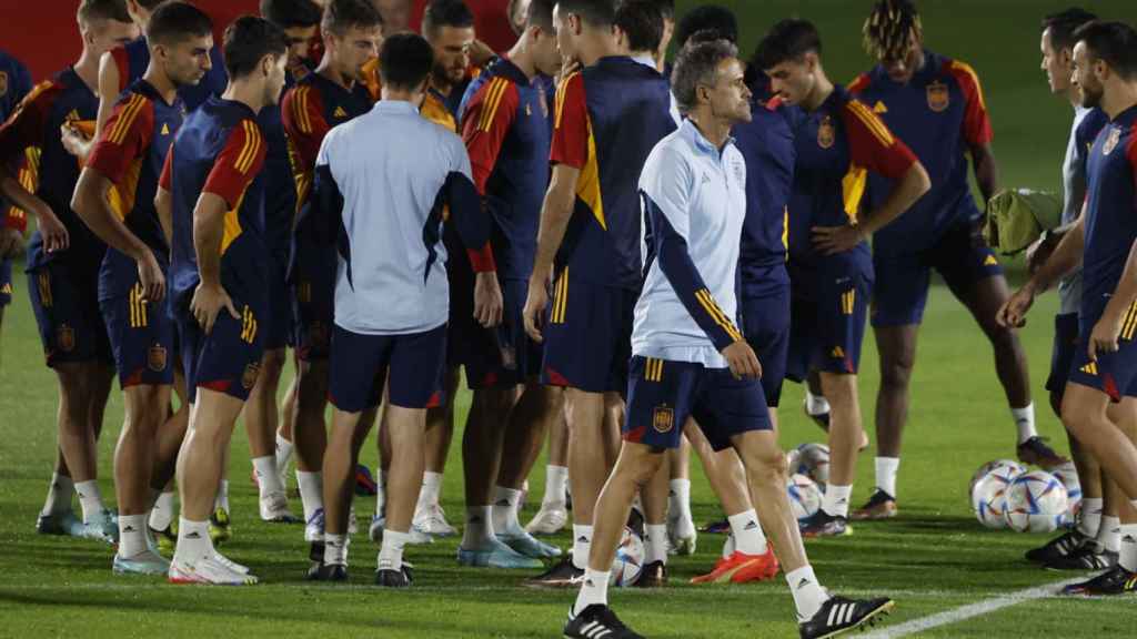 Último entreno de España previo al partido ante Costa Rica / EFE