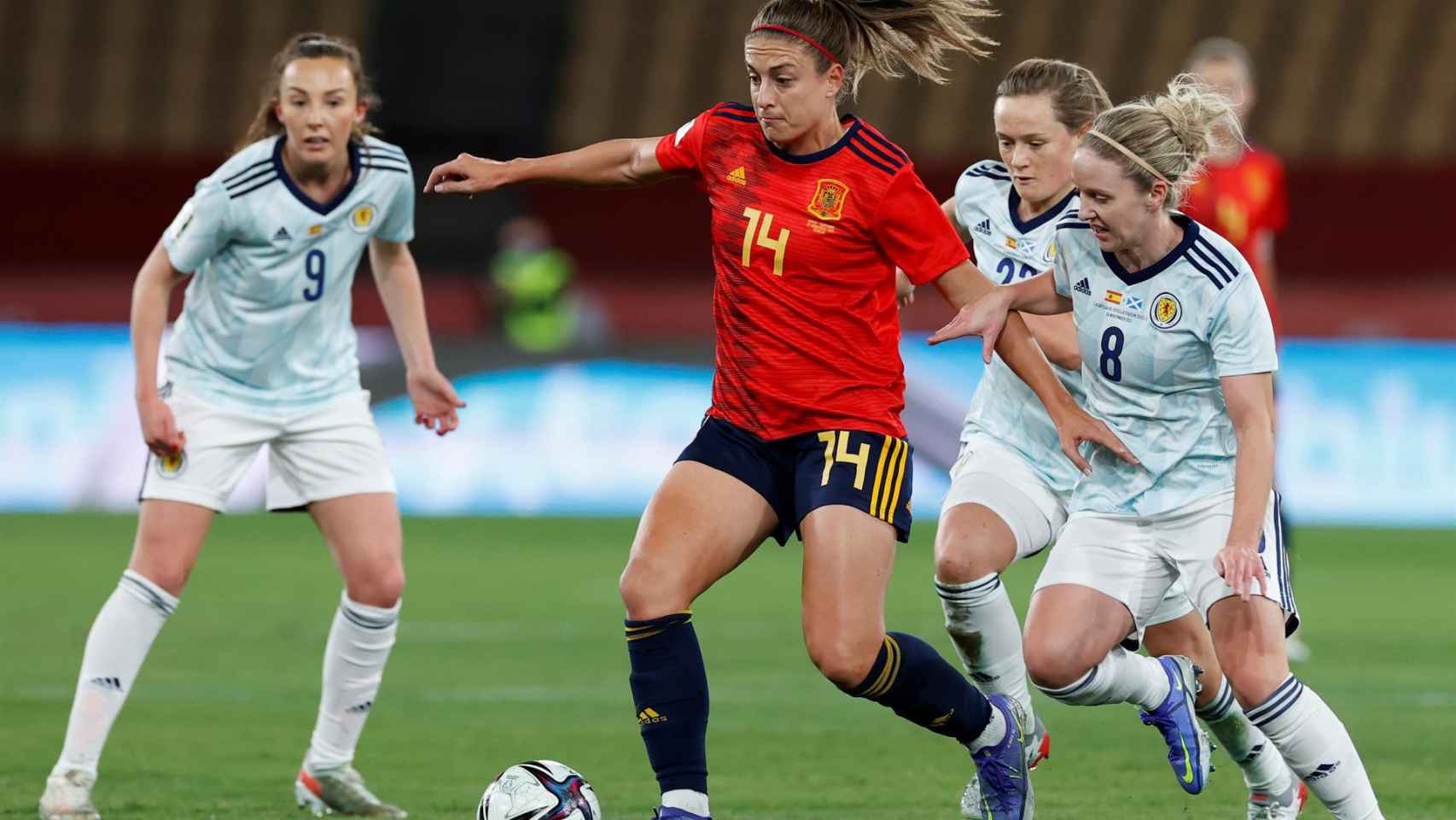 Alexia Putellas, con la selección española / EFE