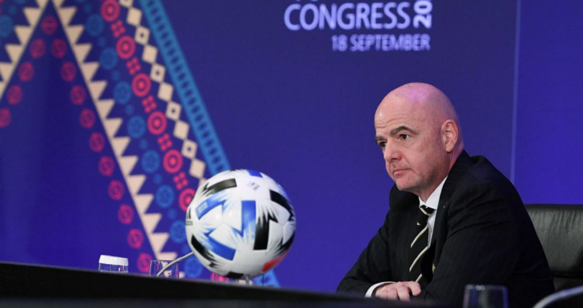 Gianni Infantino en un acto de la FIFA / EFE