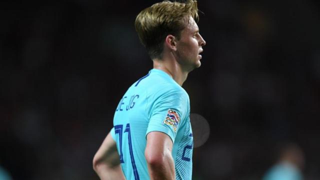 Frenkie de Jong lamenta la derrota de Holanda en la final de la Nations League / TWITTER
