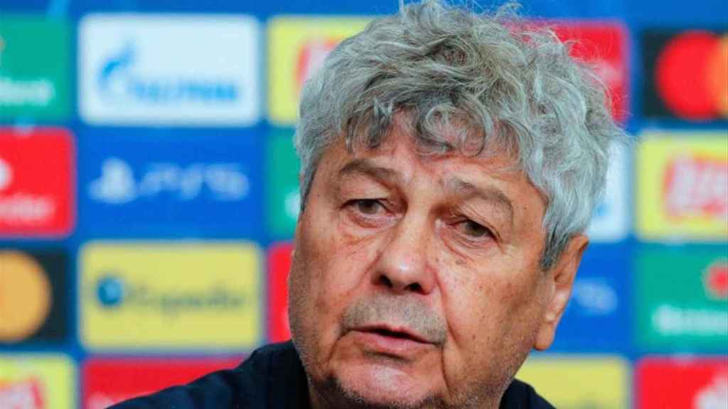 Lucescu en la previa del partido contra el Barça / EFE