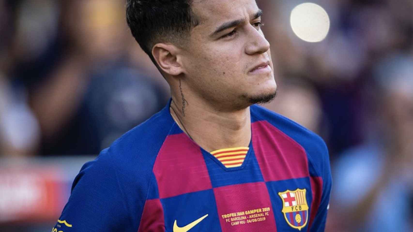 Una foto de Philippe Coutinho durante el Gamper / FCB