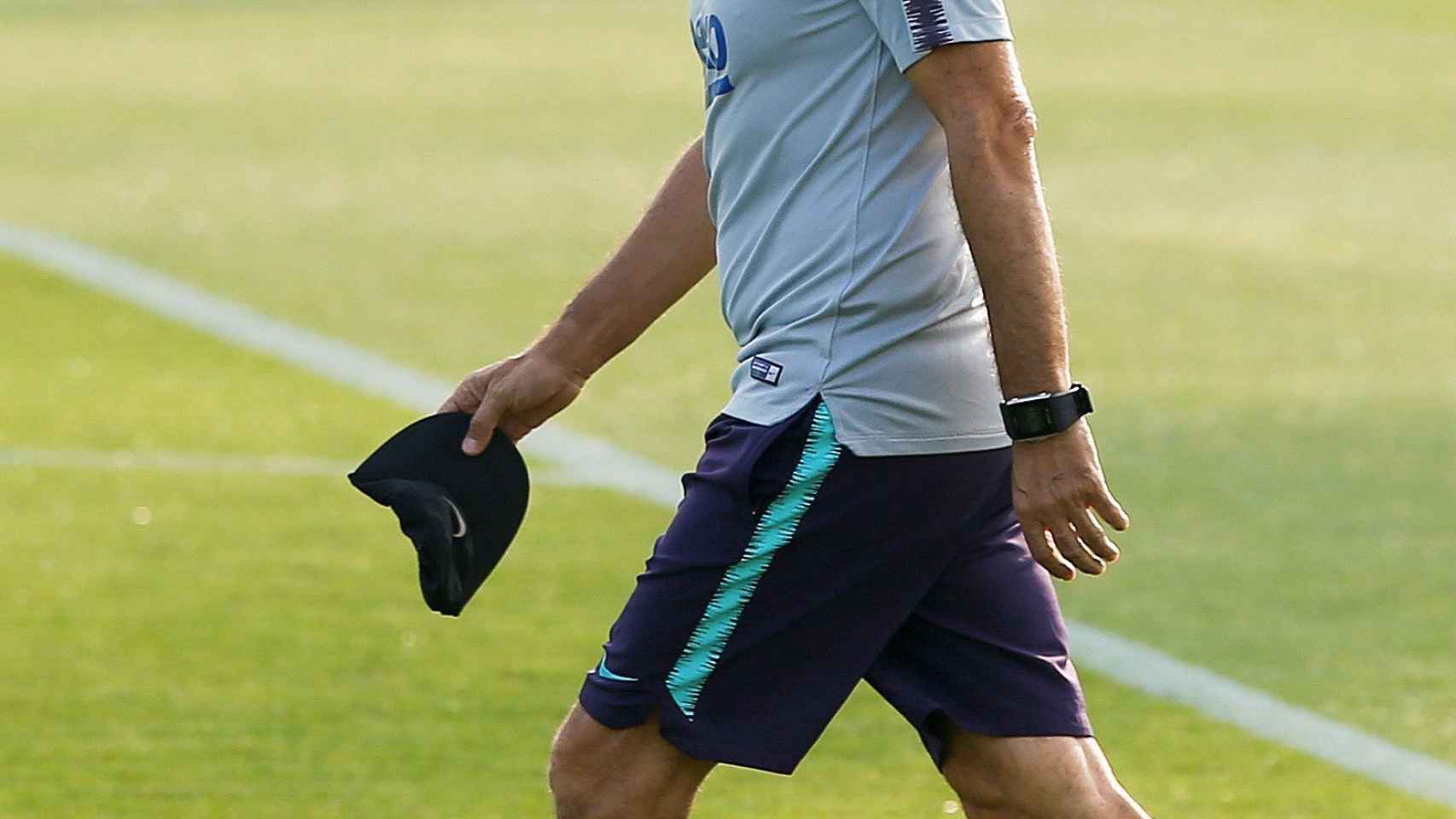 Una foto de archivo de Ernesto Valverde durante un entrenamiento | EFE