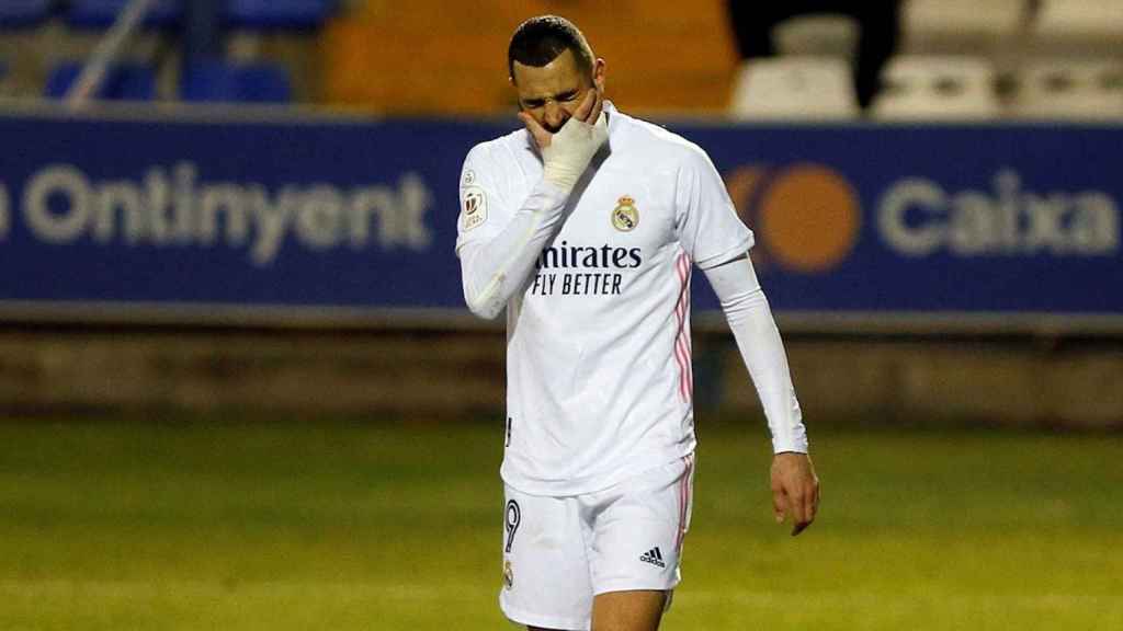 Benzema contra el Alcoyano / EFE