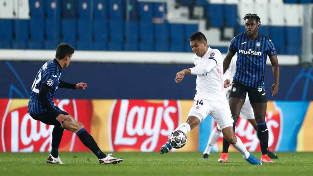 Casemiro en un partido del Real Madrid en Champions / RM