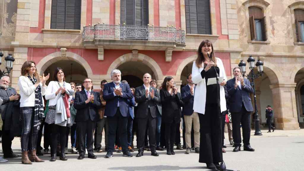 Comparecencia de Laura Borràs tras la sentencia / GALA ESPÍN - CRÓNICA GLOBAL