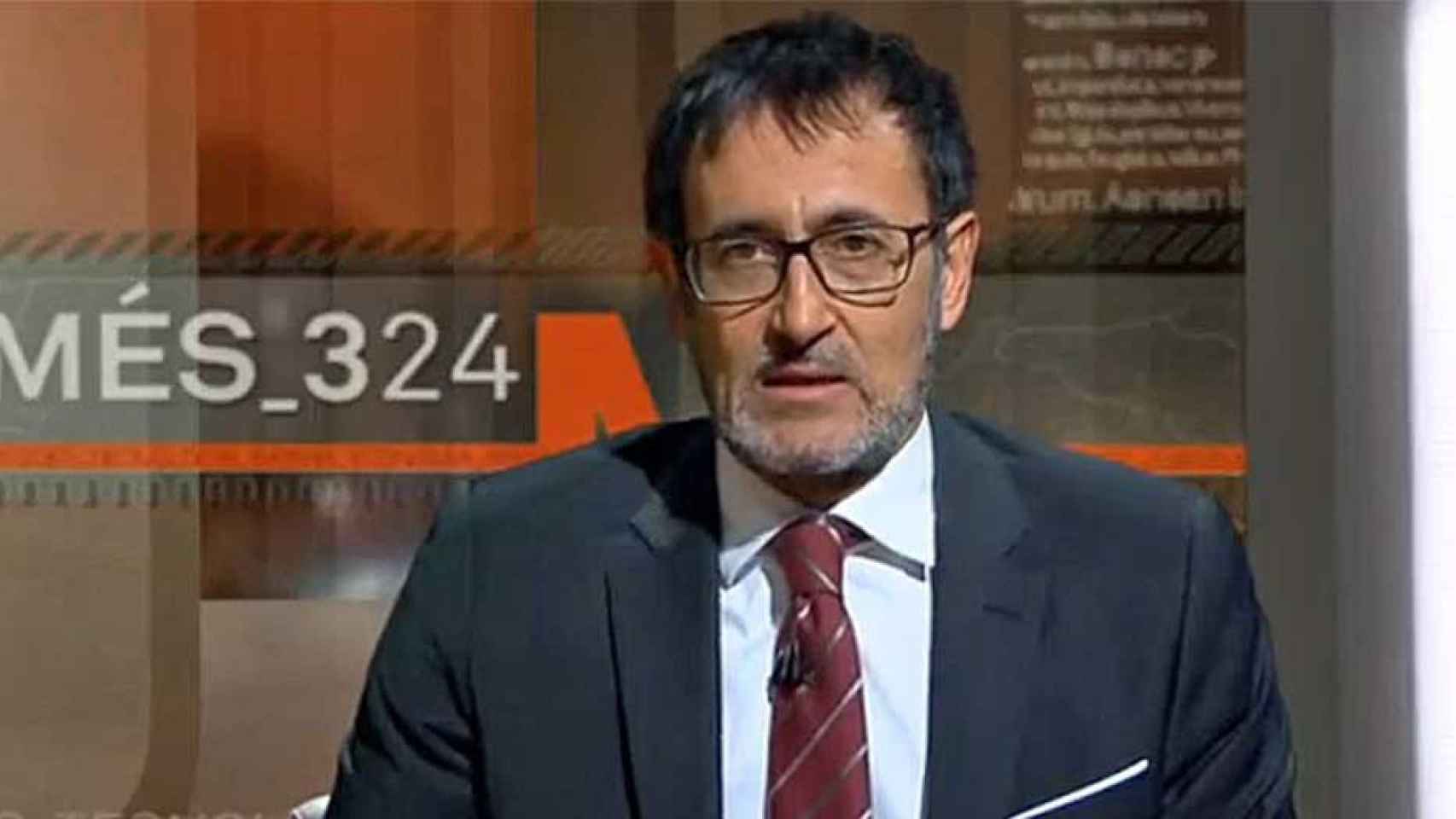 Xavier Graset, editor y presentador del programa de TV3 'Més 324'