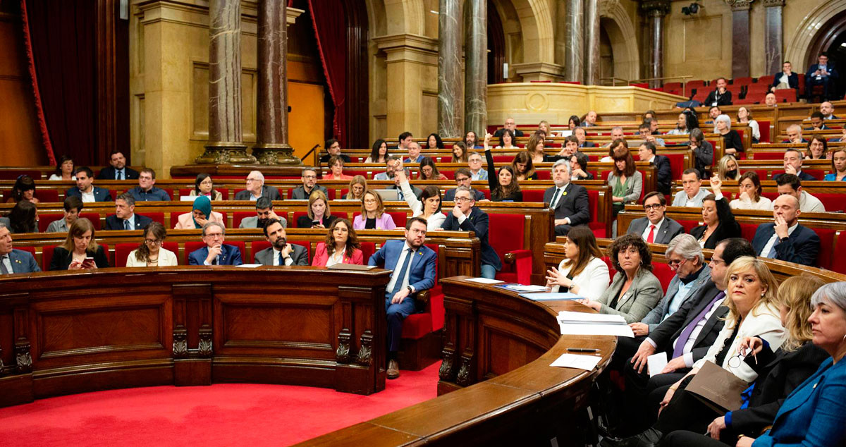 Imagen de una sesión plenaria del Parlament / EP