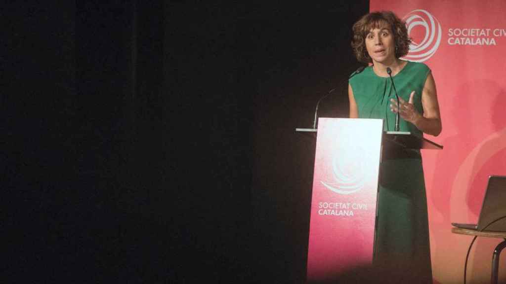 La secretaria de Estado de la España Global, Irene Lozano, critica la desinformación del procés / EFE