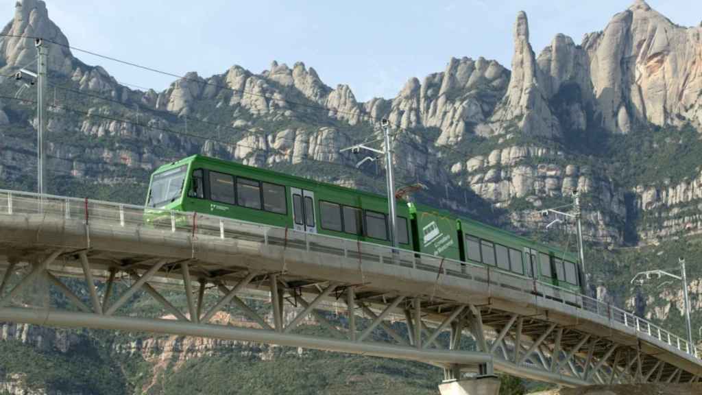 Cremallera de Montserrat, en una imagen de archivo / EP